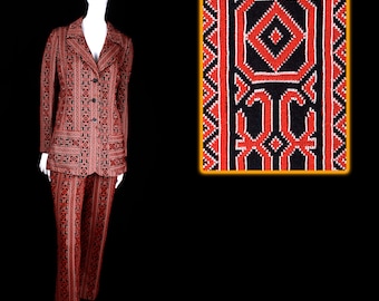 1970's ACT III Geometric Women's Suit Size 12