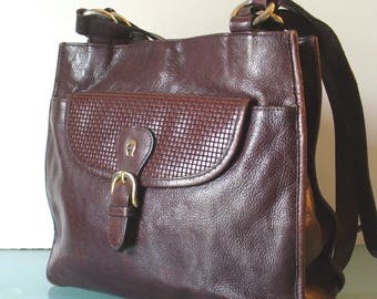 Vintage Etienne Aigner Tall Oxblood Shoulderbag