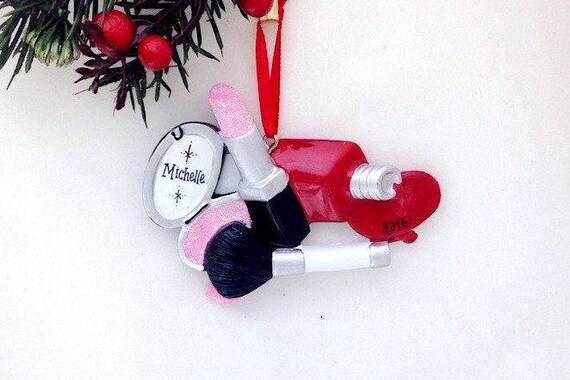Makeup Personalized Christmas Ornament / Makeup Artist