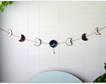 Pick your color Full Celestial Moon Phase, Stained Glass, Moon phase, wall decor, home decor, bohemian decor,boho, crystal, gifts for her