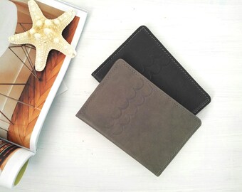 Leather passport cover,travel passport, full grain leather passport,lined passport