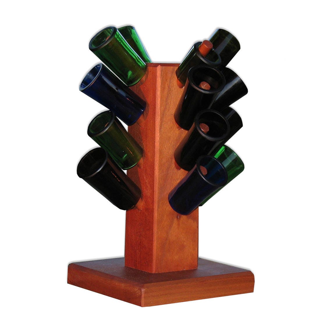 Hand Made Recycled Glass Bottle Neck Slides