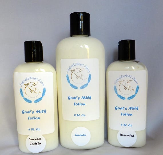 Items Similar To Goats Milk Hand And Body Lotion Unscented On Etsy