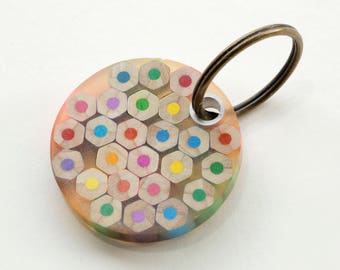 Real pencil key-ring