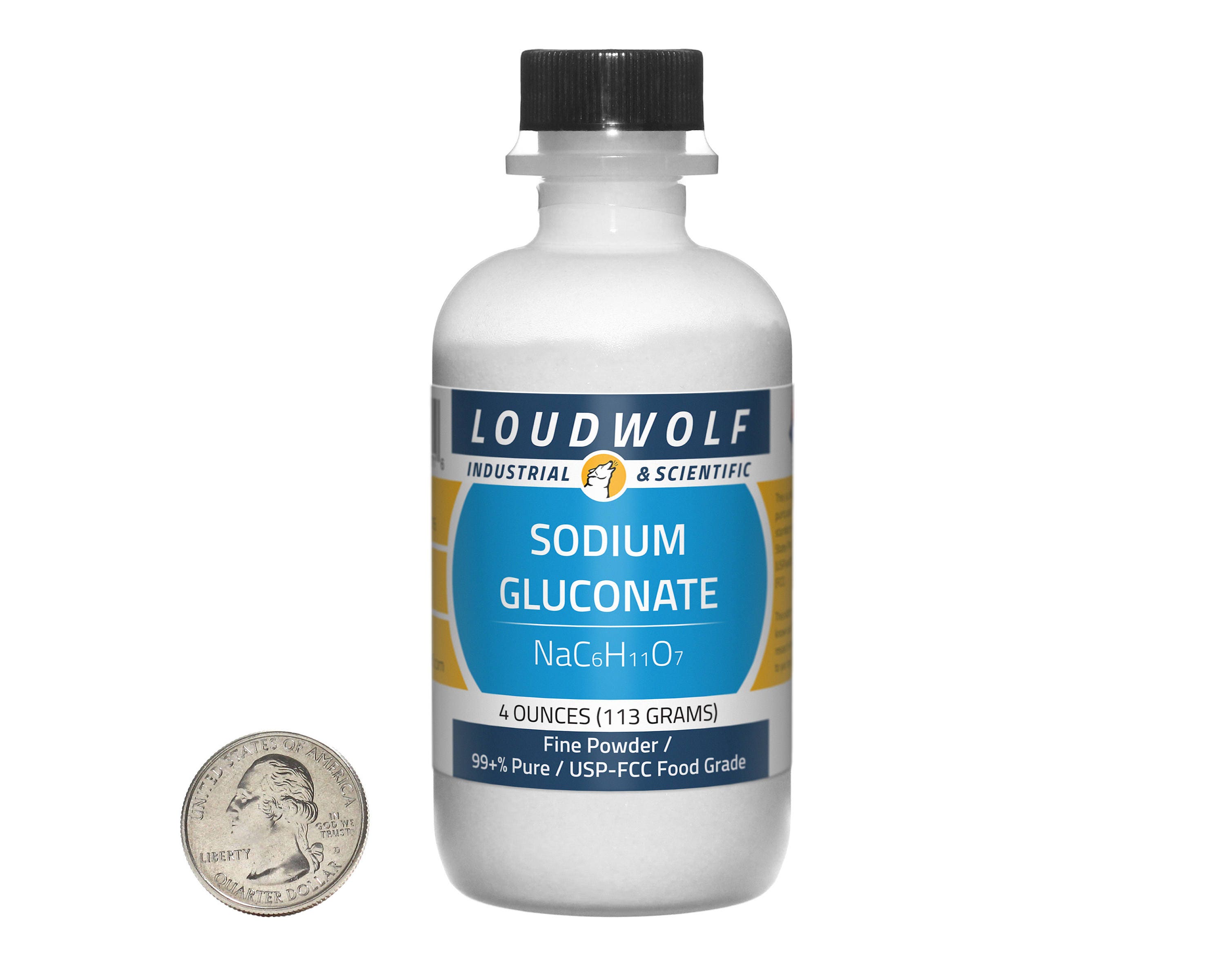 Gluconato de sodio / 4 onzas / polvo fino / 99 + puro / USPFCC alimenticia / envío mismo día Gluconato de sodio / 4 onzas / polvo fino / 99 + puro / USPFCC alimenticia / envío mismo día