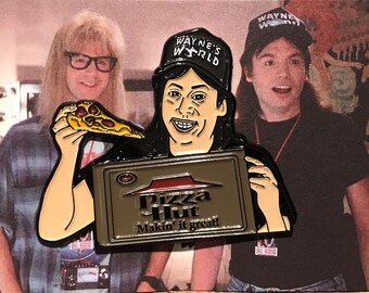 Wayne Campbell Enamel Pin Wayne's World