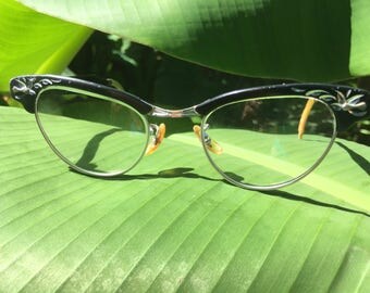 Black Cat Eye, Black Cat Eye Glasses, Cat Eye Glasses, Cat Eye Glasses Frames, Retro Sunglasses, Vintage Sunglasses, Vintage Eyeglasses
