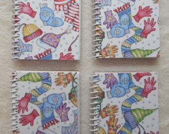 WINTER FUN inspired small purse sized notebooks (4)