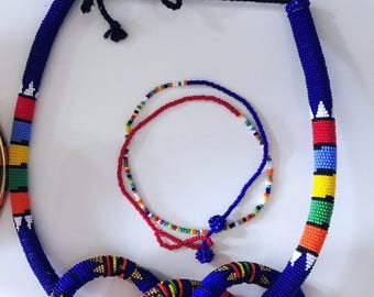 Traditional Ndebele Neck Ring/chokersIdzila in gold or