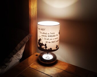Alice in Wonderland bedside/reading lamp. Including; cheshire cat, mad hatter, caterpillar, white rabbit, Tweedledee and tweedledum