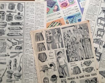 20 pages from "London Paris" Catalog Book (Uruguay 1962-1963)