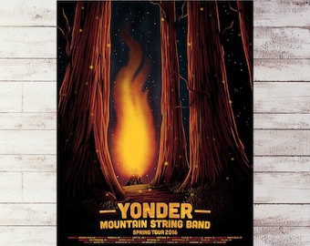 Yonder Mountain - Spring Tour (screenprint)