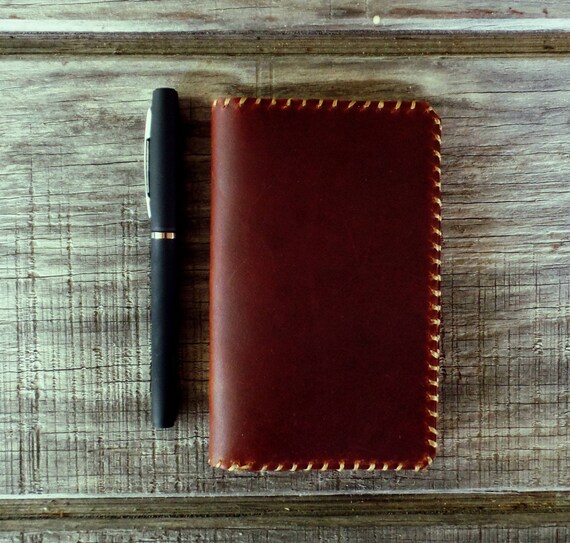 Handcrafted Leather Notepad Cover For 3x5 Notepads