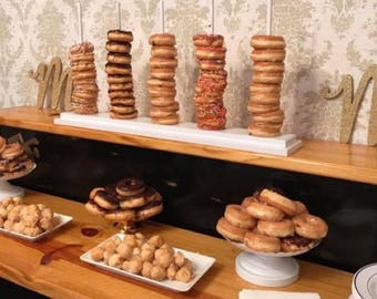 Wedding Donut Holder, Donut Stand, Party Donut Bar, Celebration Stand, Multiple Sizes, 10 Colors