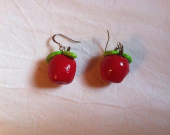 Apple earrings