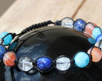 Bracelet with semi precious beads