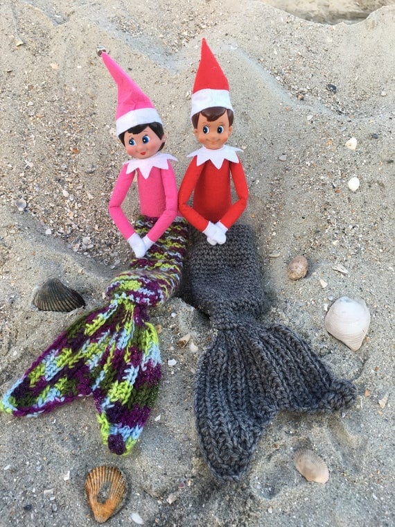 Accessories for shelf elf Christmas Elf Costume Mermaid