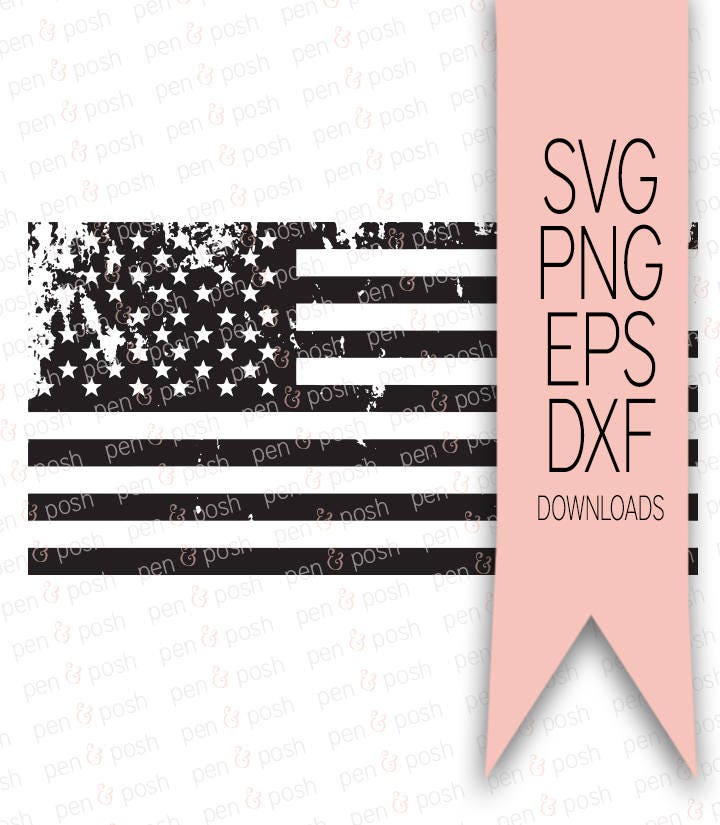 Download Distressed Flag SVG - Distressed American Flag SVG ...