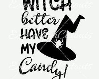 Witch better have my candy SVG file