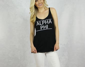 Alpha Phi Black Tank