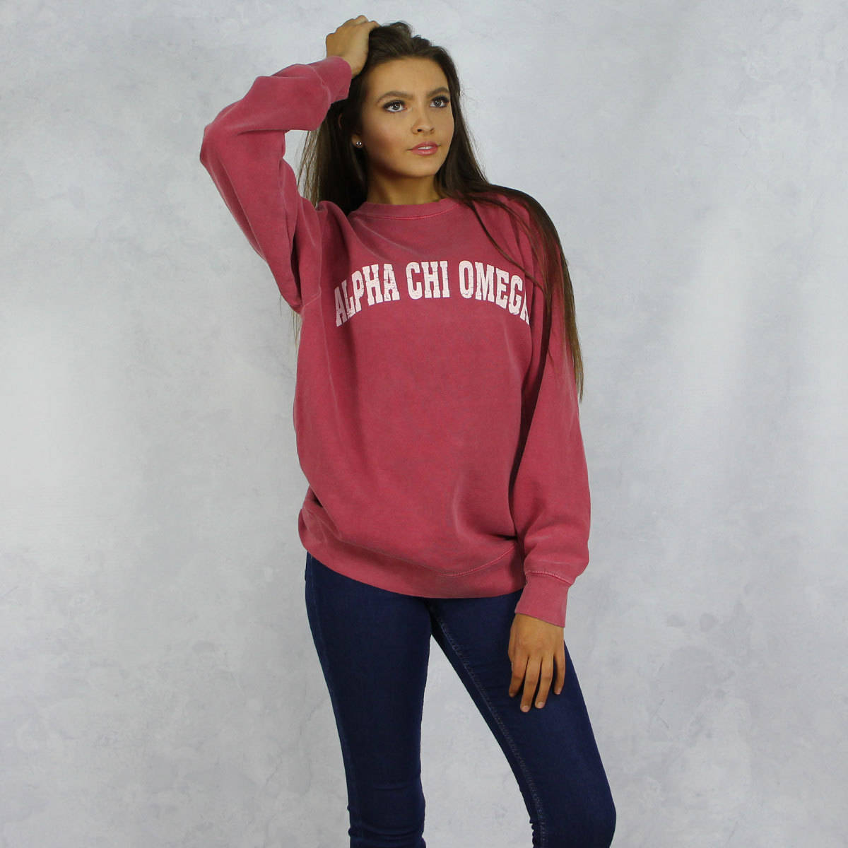 chi omega tie dye sweatshirt