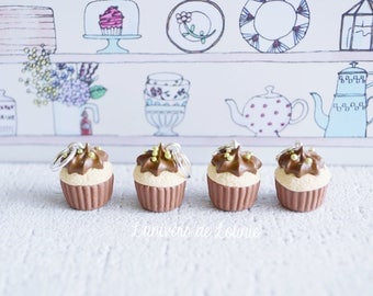 4 stitch markers knitting Choco Cupcake