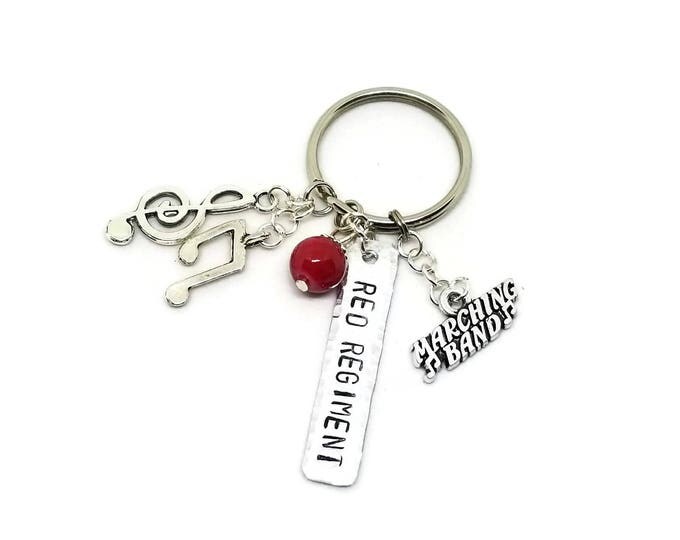 Custom Marching Band Keychain, Music Gifts, Personalized Music Keychain, Marching Band Gift, Band Keychain, Unique Birthday Gift