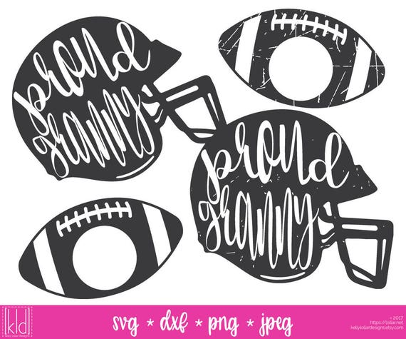 Download Items similar to 4 Proud Granny svgs - Football Grandma ...