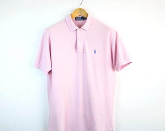 POLO by RALPH LAUREN • Poloshirt • M • T-shirt • Classic • Pink • Men's shirt