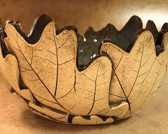Large Oak Leaf Bowl 128