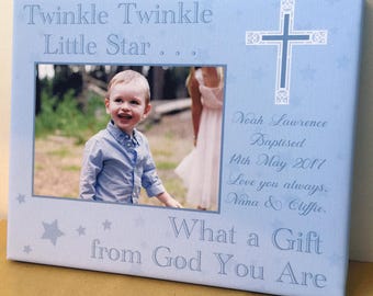 La madrina de los godparents del regalo del bautismo del recuerdo del bautizo personalizado cita la imagen recién nacida de la lona del