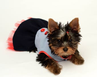 Dog Dress, Dog Clothing, Dog Wedding Dress, Pet Clothing, Pet Clothing