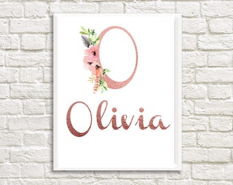 Olivia name print | Etsy
