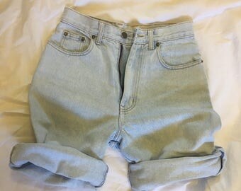 VINTAGE Jeanswest high waist denim shorts