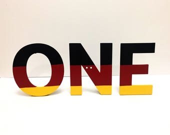 ONE Mickey Mouse Themed Letters (price is per letter) | Mickey Mouse Party | Birthday Photo Prop | Mickey Mouse Birthday Party |