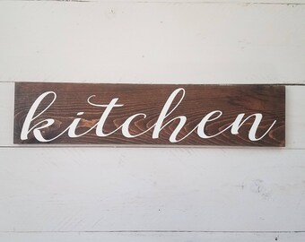 Kitchen Wood Sign | Home Decor