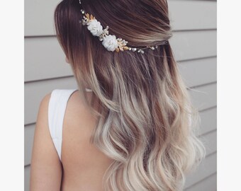 Bridal Hair Accessory, Hair Accessory, Wedding Hair Accessories, Hair Vine, Flower Hair Peice