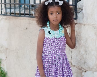 Girls spring dress - twirl dress - girls dress for spring - girls clothes for spring - toddler clothes for spring - toddler spring dress