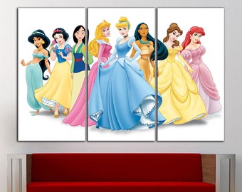 Disney Wall Decor disney princess wall art | etsy Disney Wall Decor disney princess wall art | etsy