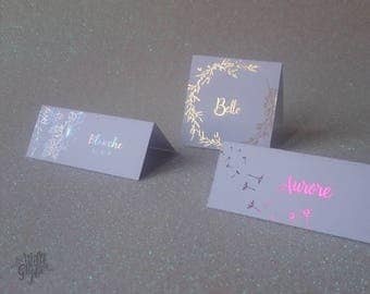 Mark up modern metallic design, wedding, housewarming, birthday
