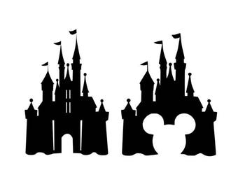 Free Free 208 Disney Castle.svg SVG PNG EPS DXF File