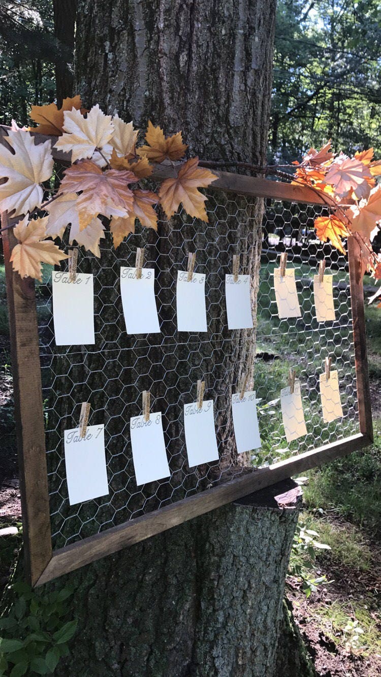 Rustic Seating Chart 4