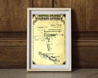 AR-15 Rifle Caliber Converter Patent, Patent Print, AR-15 Patent, Rifle Patent, Gun Art, Firearm Art, Firearm Ar-15, Military Art
