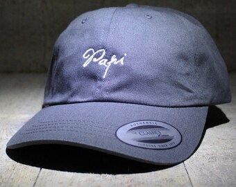 Papi - choose hat color dad hat with embroidery