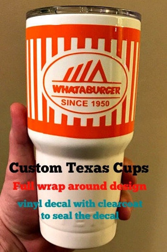30oz Whataburger theme RTIC cup same as yeti but a fraction of
