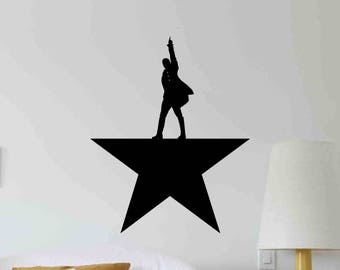 Alexander Hamilton Wall Decal American Political Star Office Vinyl Sticker Gift Home Room Bedroom Decor Poster Art Mural Custom Print 702