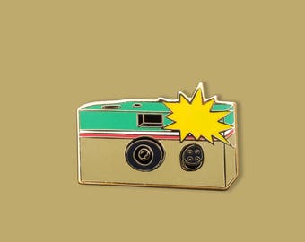 Disposable Camera Enamel Pin