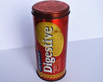 VINTAGE McVities Digestive Biscuits Tin