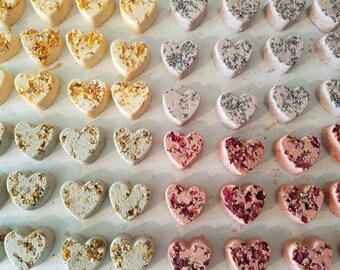 50 Mini Bath Bombs / Wedding Favors / Shower Favors / Baby Shower / Wholesale / All Natural / Bath Bomb Favors / Bath Bombs / Party Favor