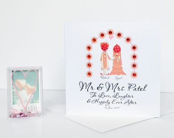 Indian wedding  card  Etsy